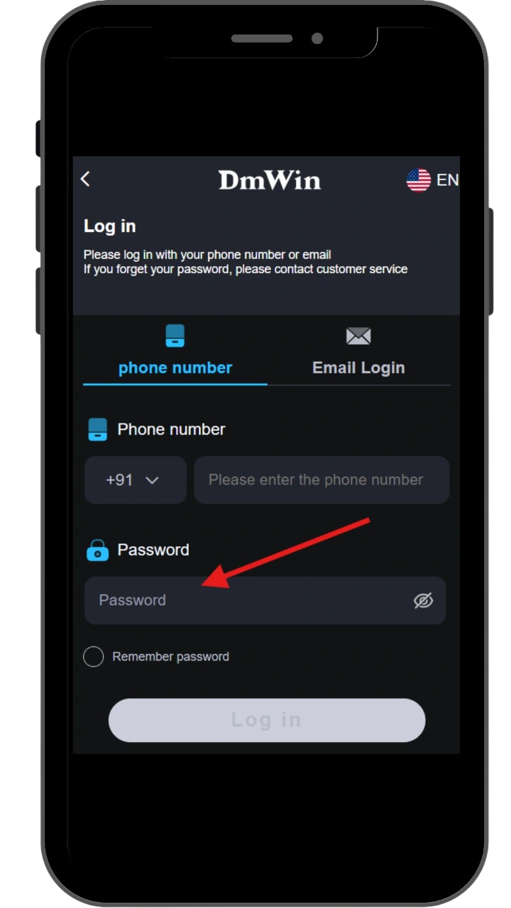 Enter password